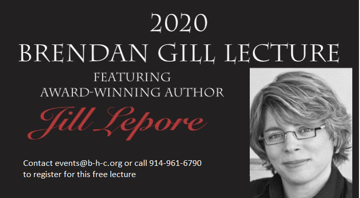 2020 Brendan Gill Lecture: