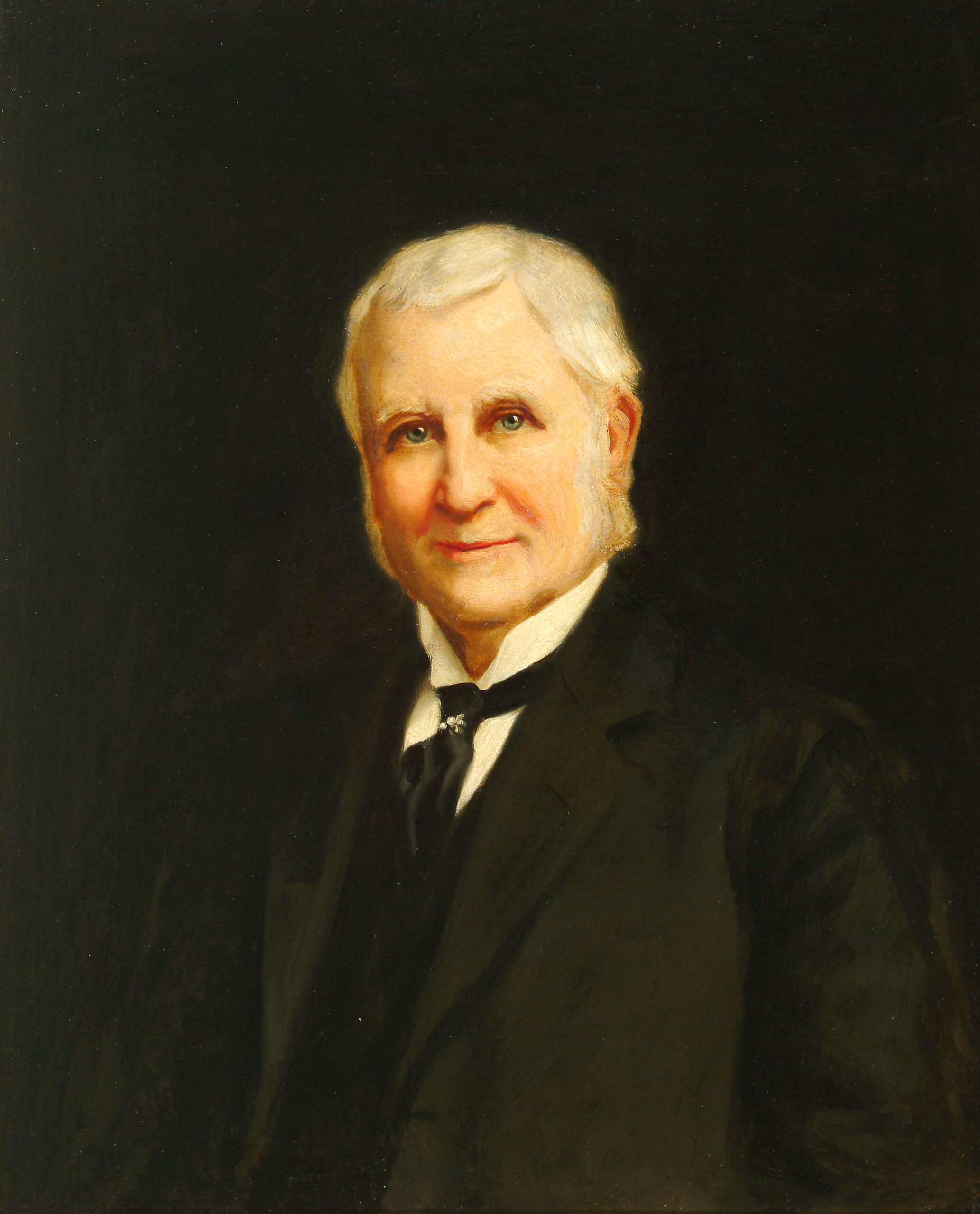 AMERICAN SCHOOL Portrait of William van Duzer Lawrence, oil on canvas, 32 x 26 inches. Gift of Mr. and Mrs. Robert Underhill